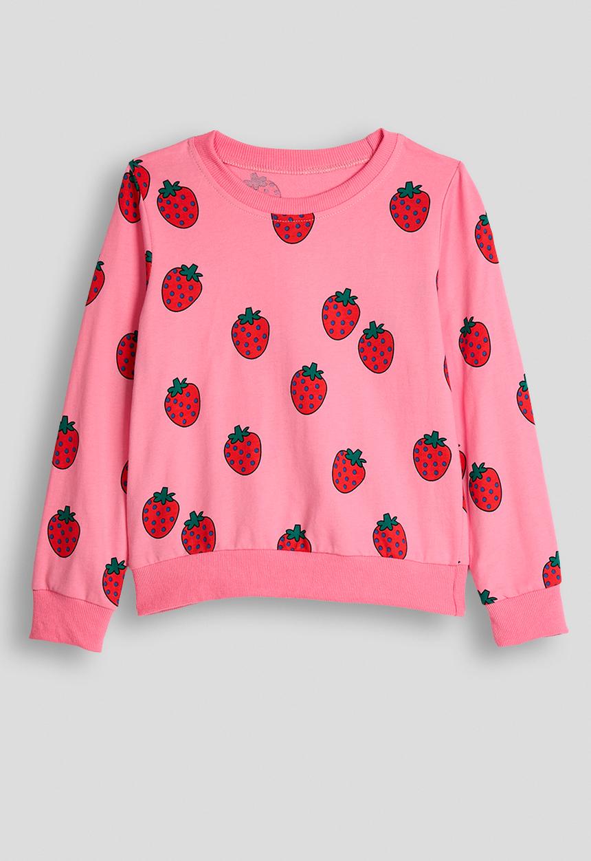 Pop Candy - Sweatshirt - pink/strawberry aop