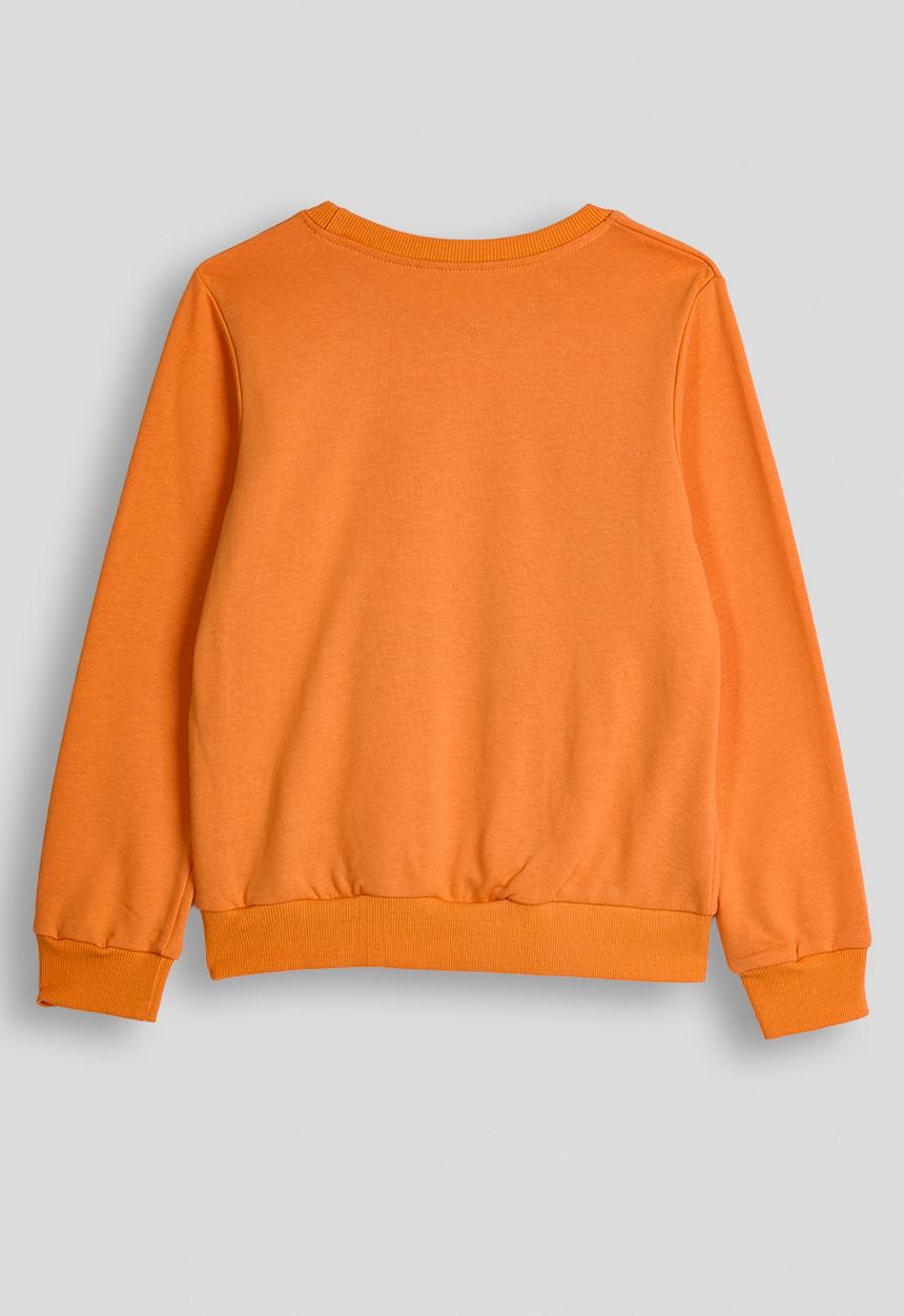 Pop Candy - Placement print sweatshirt - orange/tulips
