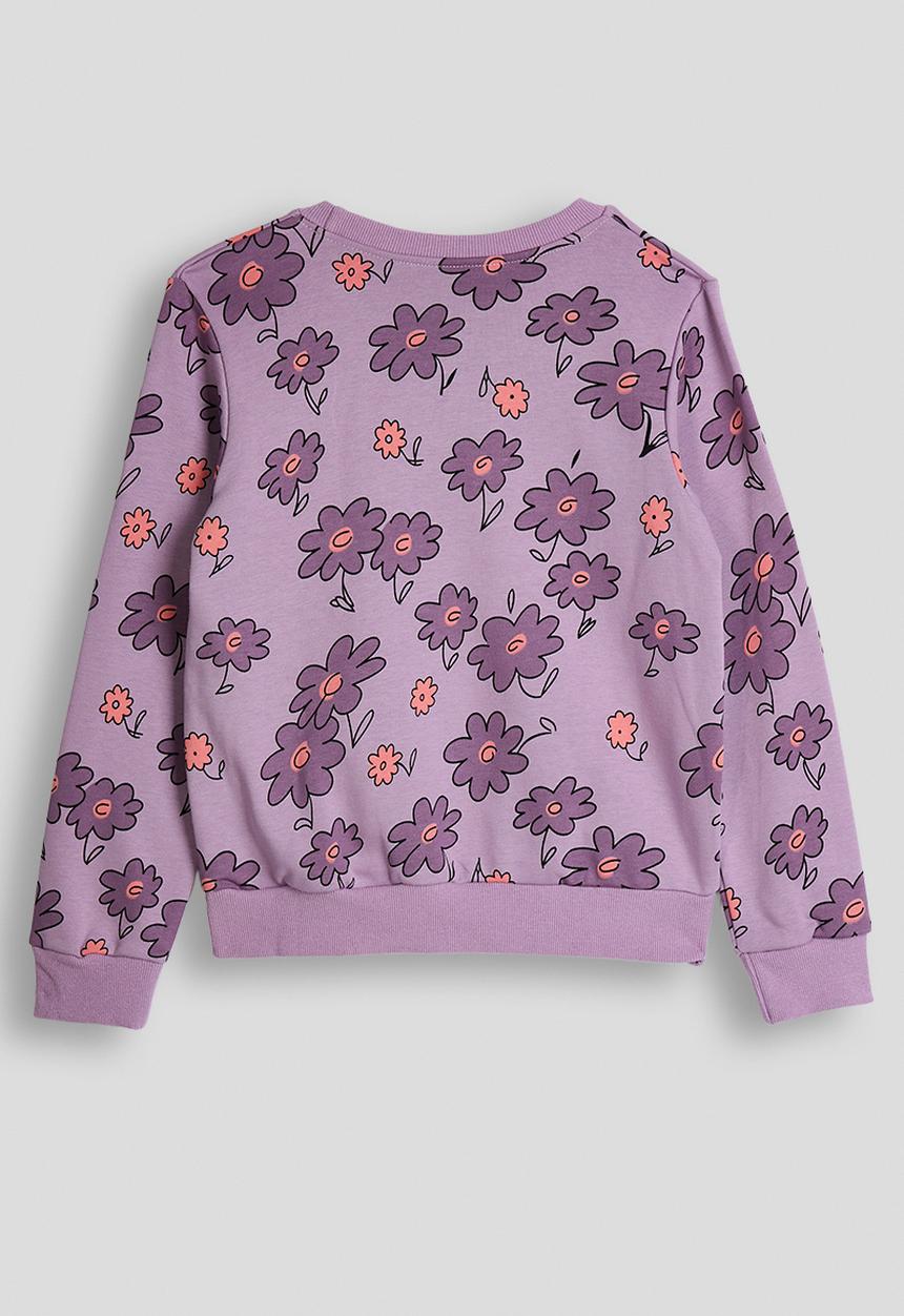Pop Candy - Sweatshirt - purple/floral aop