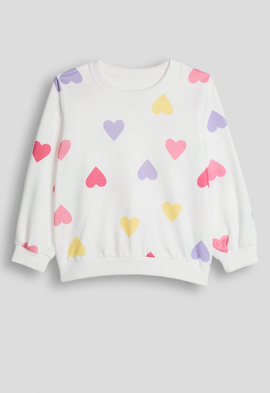 Pop Candy - Sweat top - white/hearts