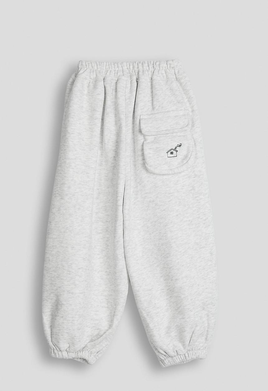 Pop Candy - Parachute sweatpants - white smoke