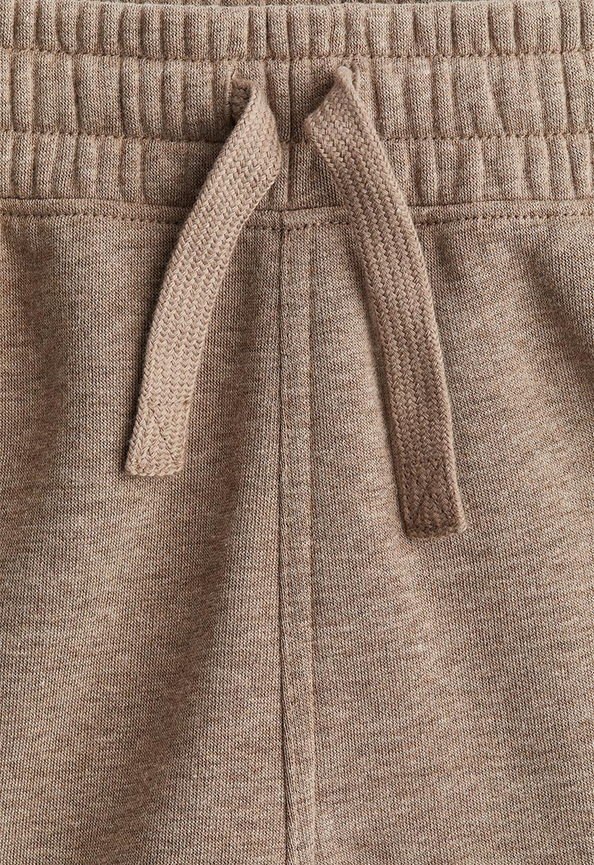 H&M - Cotton sweatshirt joggers - beige marl