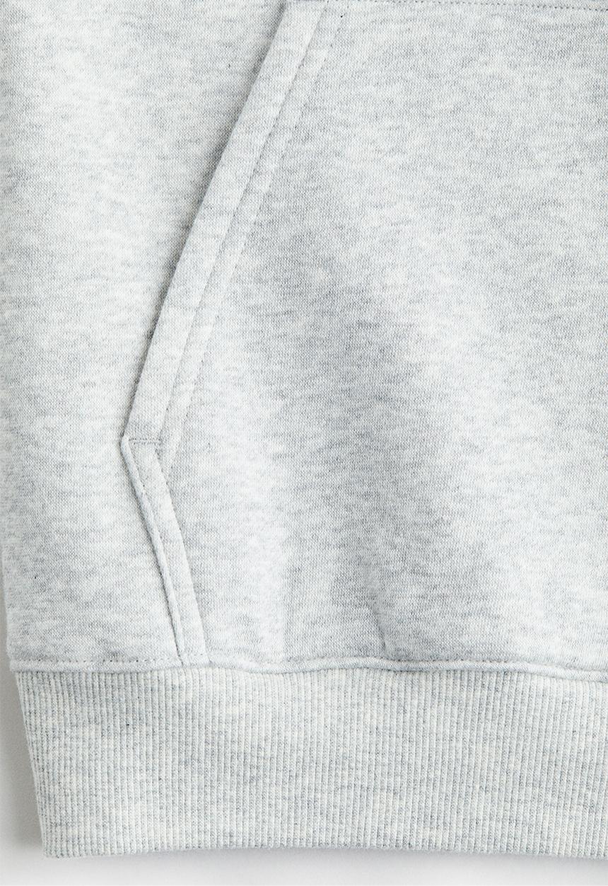 H&M - Hoodie - light grey marl/nyc