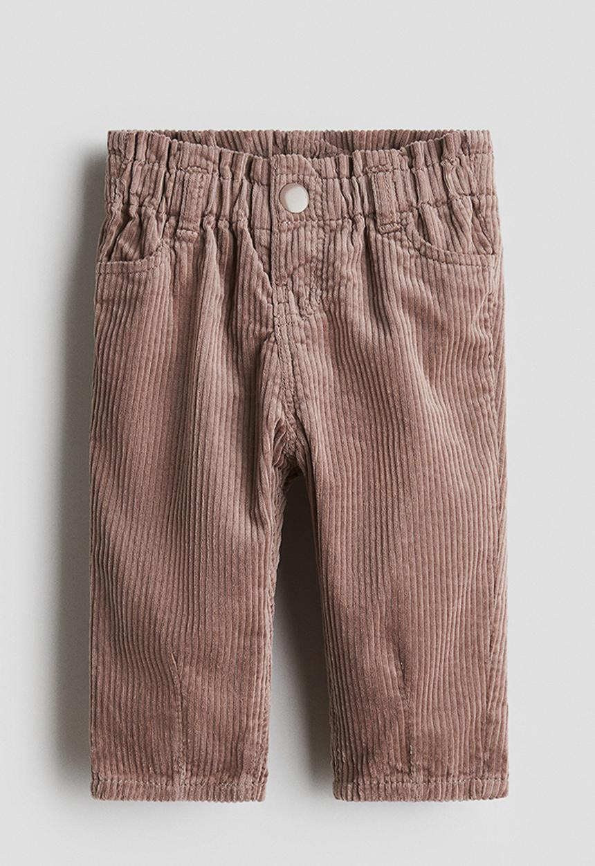 H&M - Cotton corduroy trousers - brown
