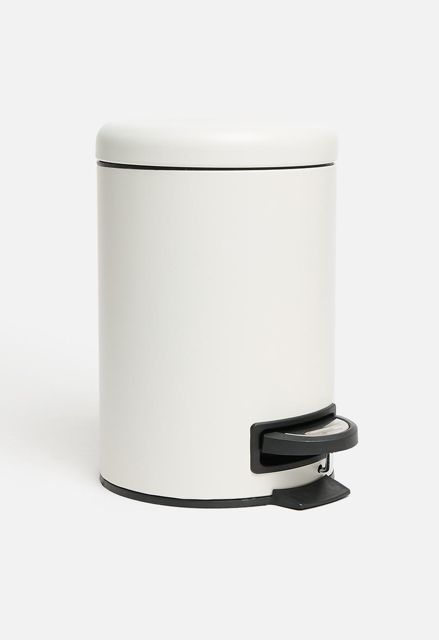 Bathroom Solutions - 3L Pedal Bin - Cream