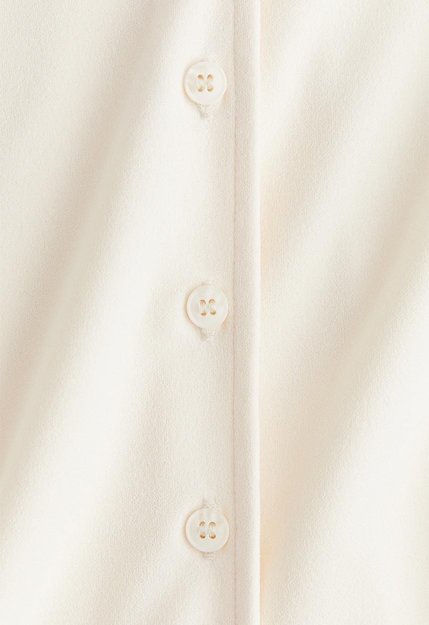 H&M - Button-front top - cream