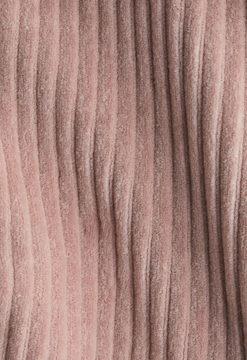 H&M - Ribbed velour cardigan - old rose