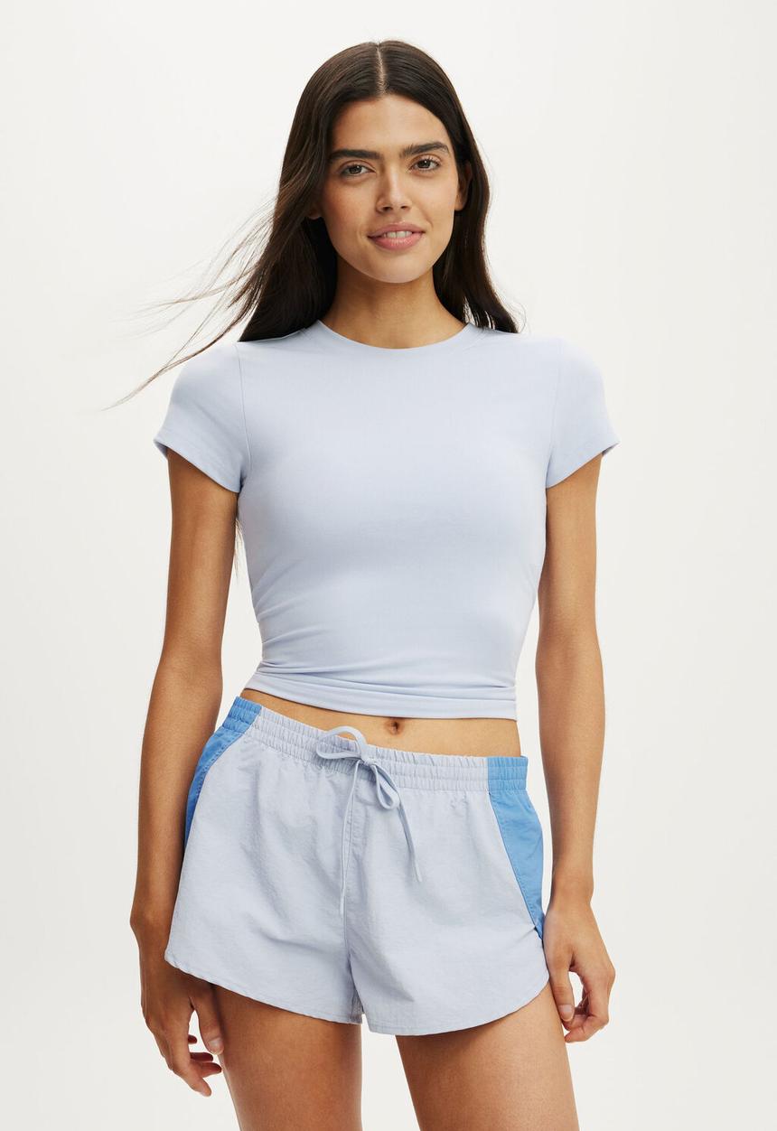 Cotton On - Ultra Soft Fitted T-shirt - Violet Blue