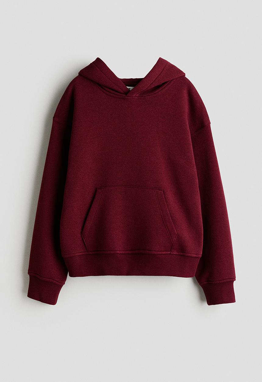 H&M - Hoodie - dark red 