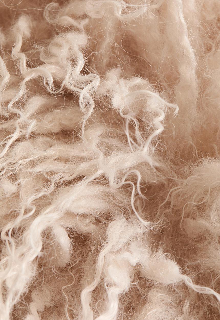 H&M - Fluffy cushion cover - beige