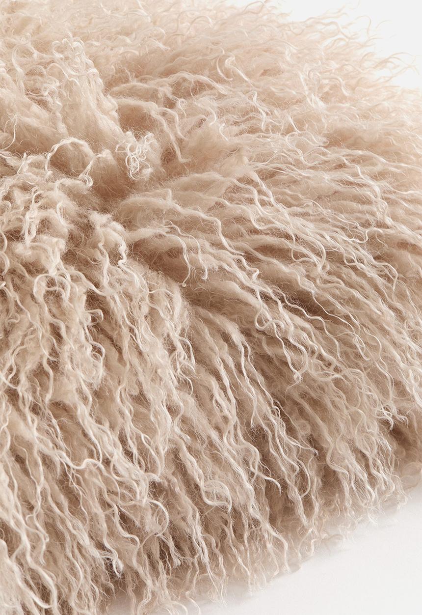 H&M - Fluffy cushion cover - beige