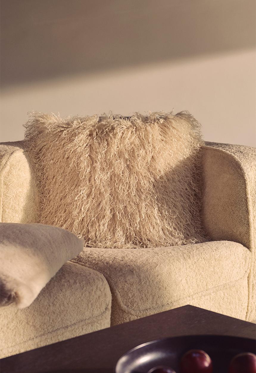 H&M - Fluffy cushion cover - beige