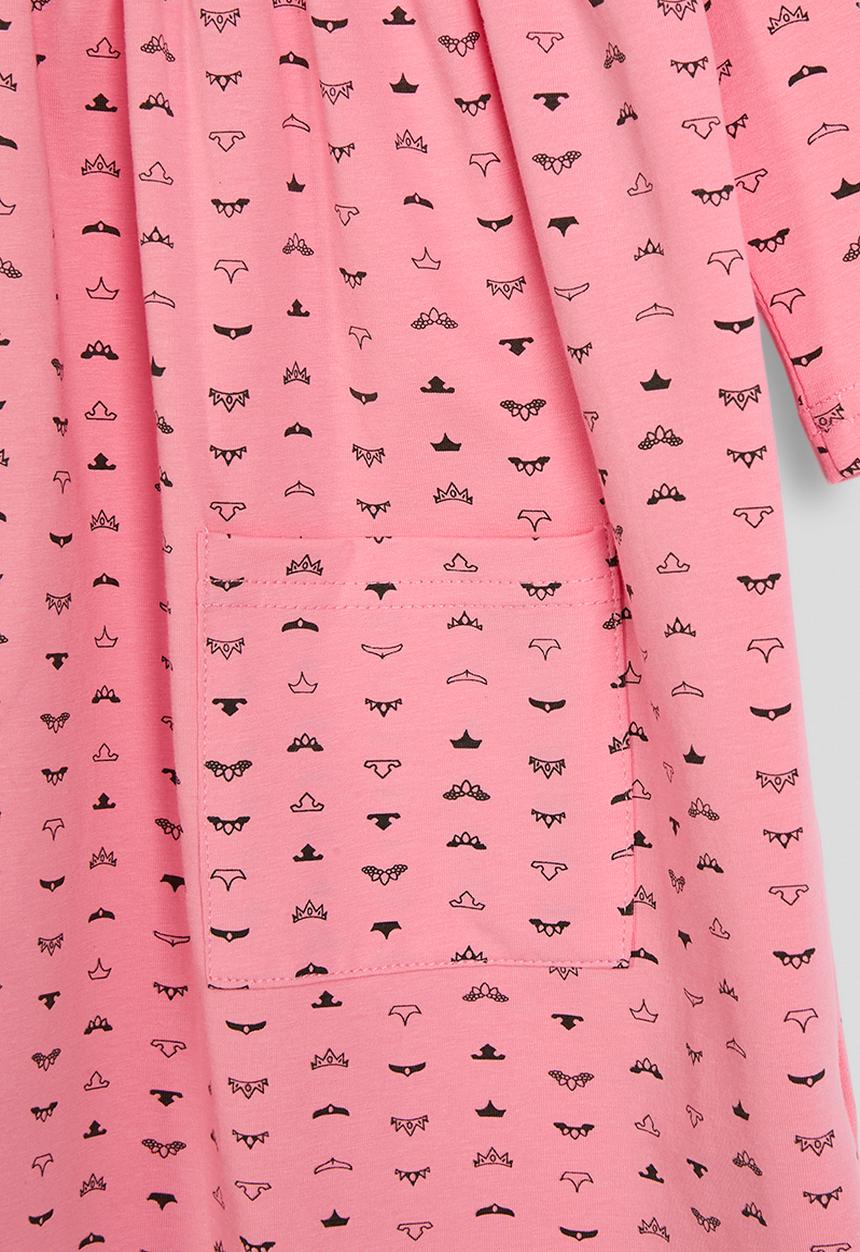 Pop Candy - Fit & flare dress with pockets - pink/multi