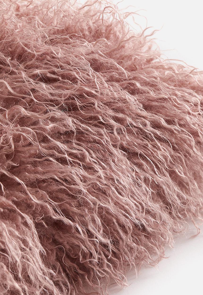 H&M - Fluffy cushion cover - dusty pink