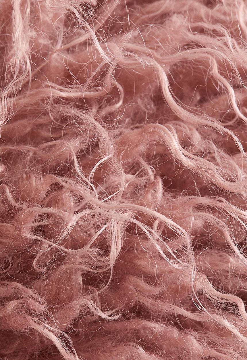 H&M - Fluffy cushion cover - dusty pink