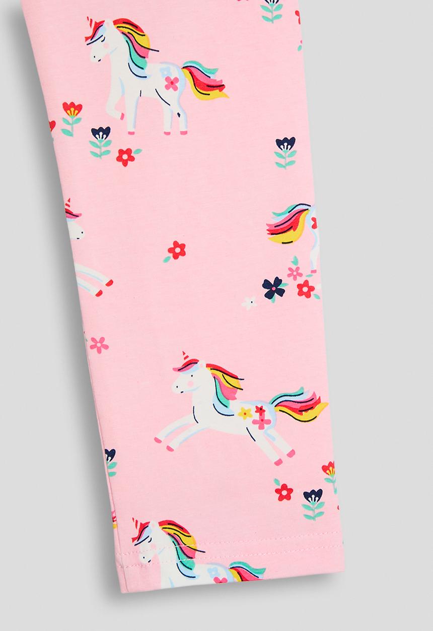 Pop Candy - Aop leggings - light pink/unicorns