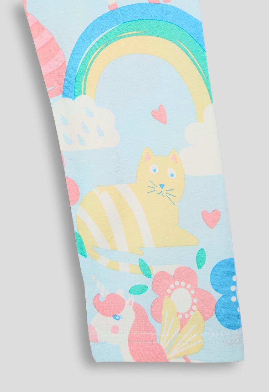 Pop Candy - Aop leggings - light blue/multi