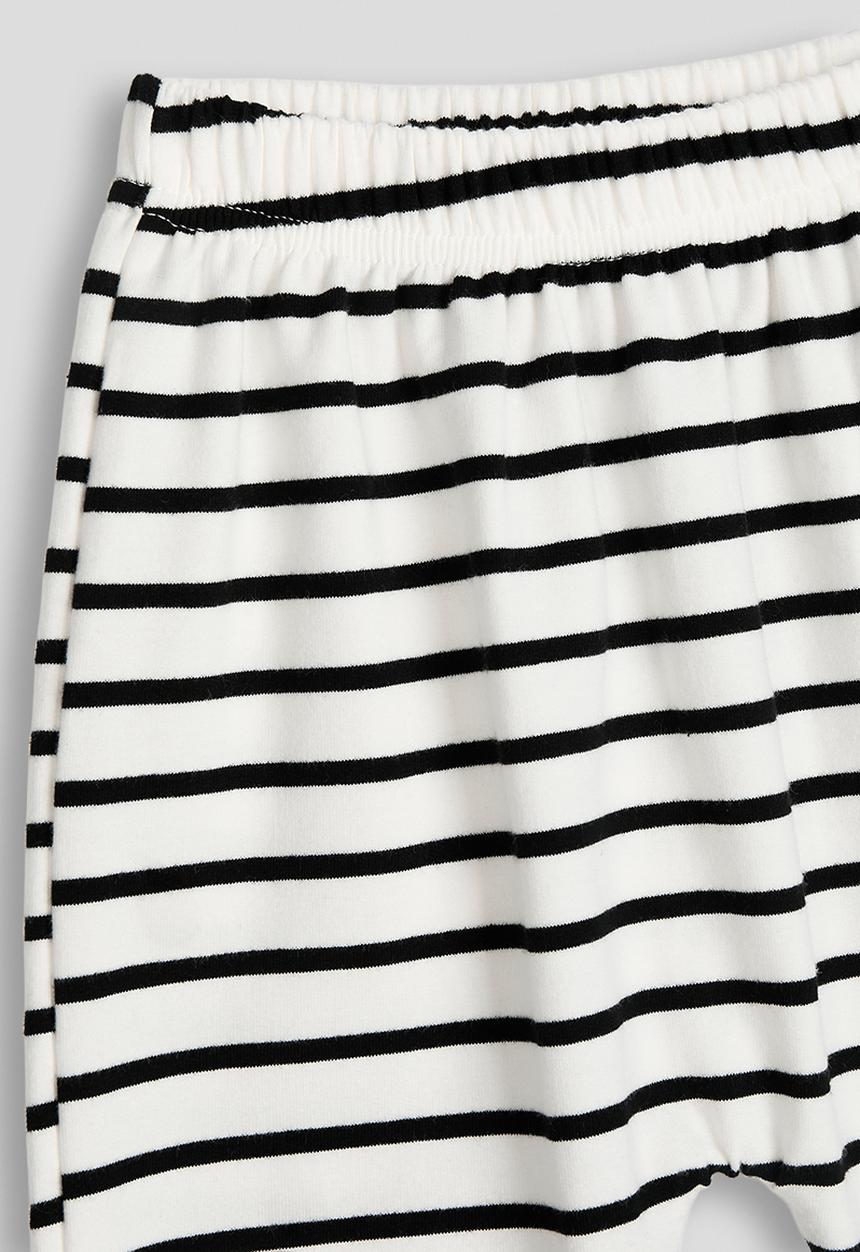 Pop Candy - Dropped waist tights - black stripes