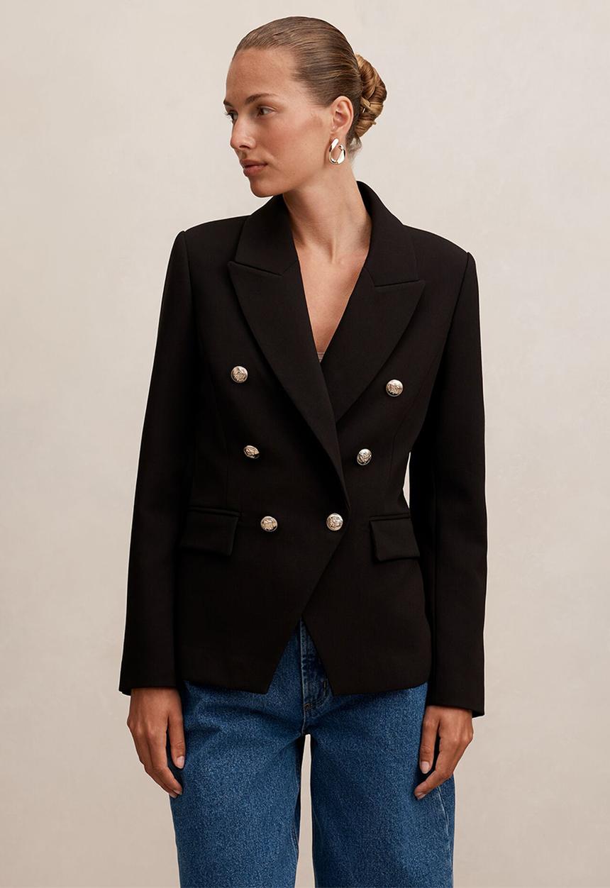 Forever New - Tiana military blazer in black