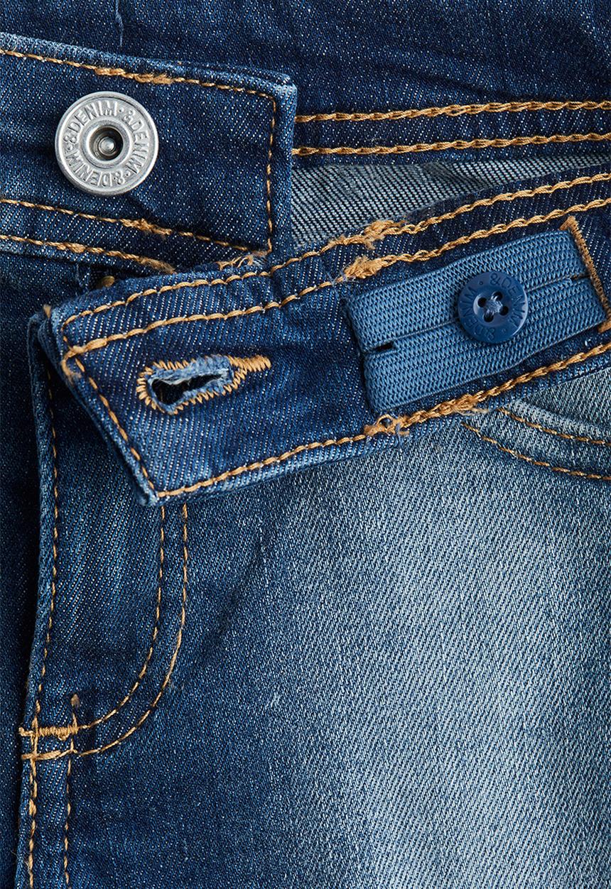 H&M - Flared leg low jeans - denim blue/light denim blue