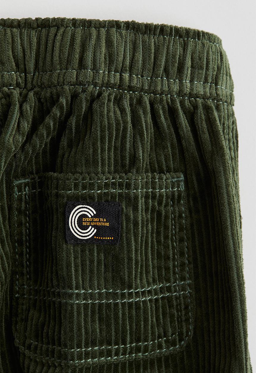 H&M - Cotton corduroy trousers - dark green