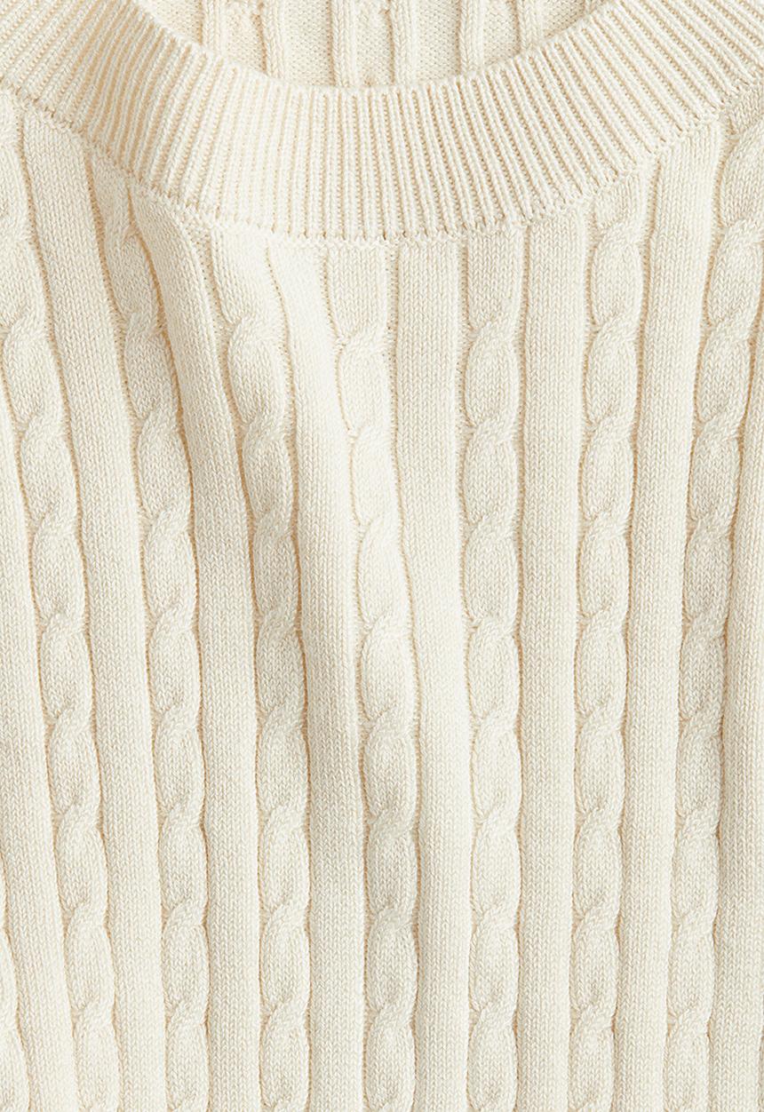 H&M - Cable-knit jumper - cream