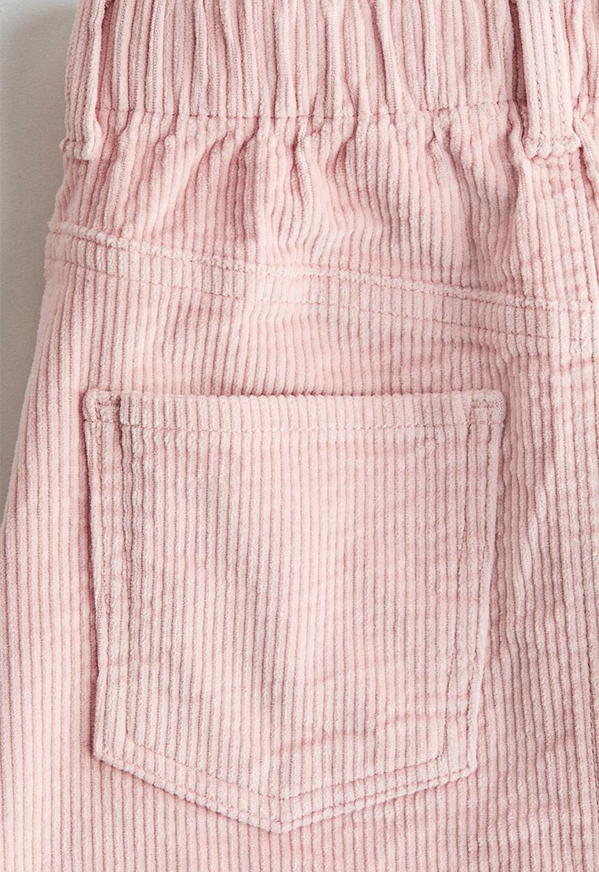 H&M - Corduroy skirt - pink