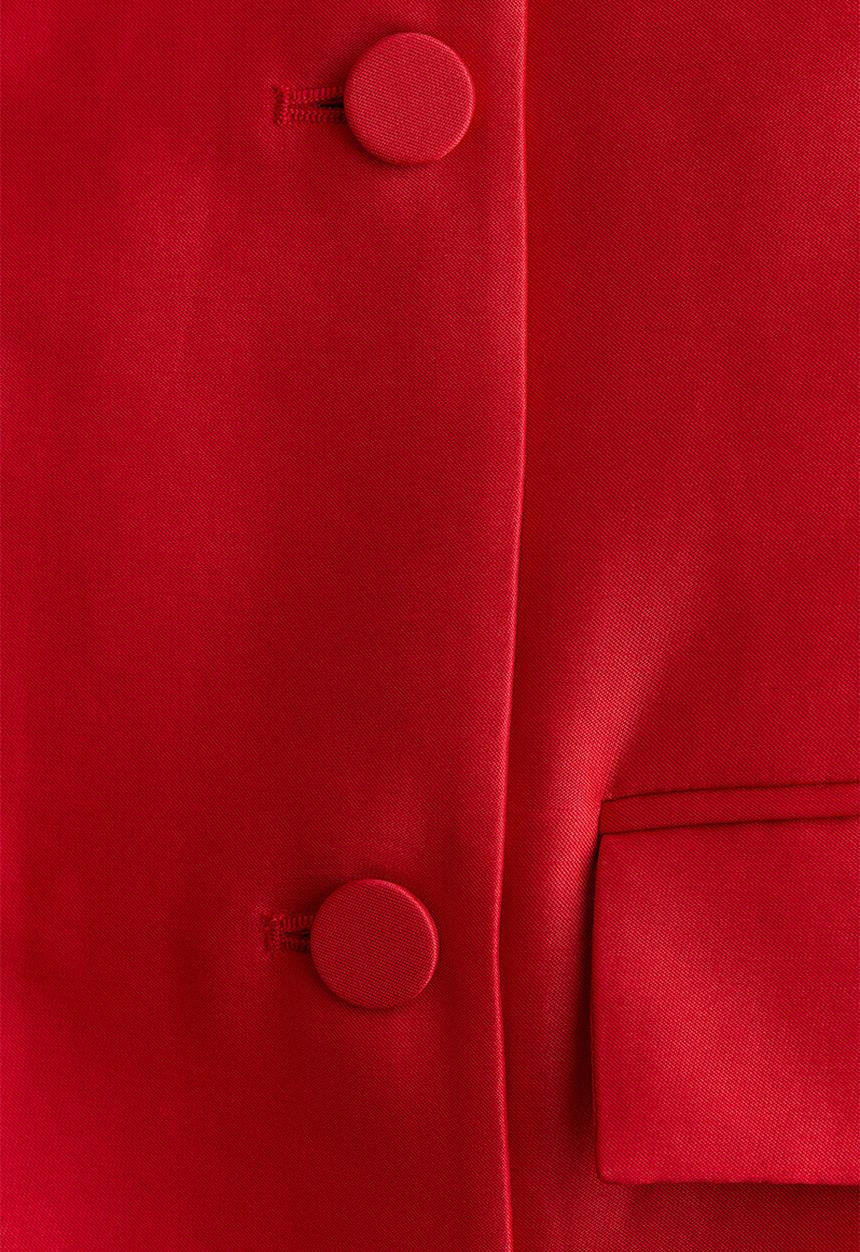 H&M - Double-breasted blazer dress - red
