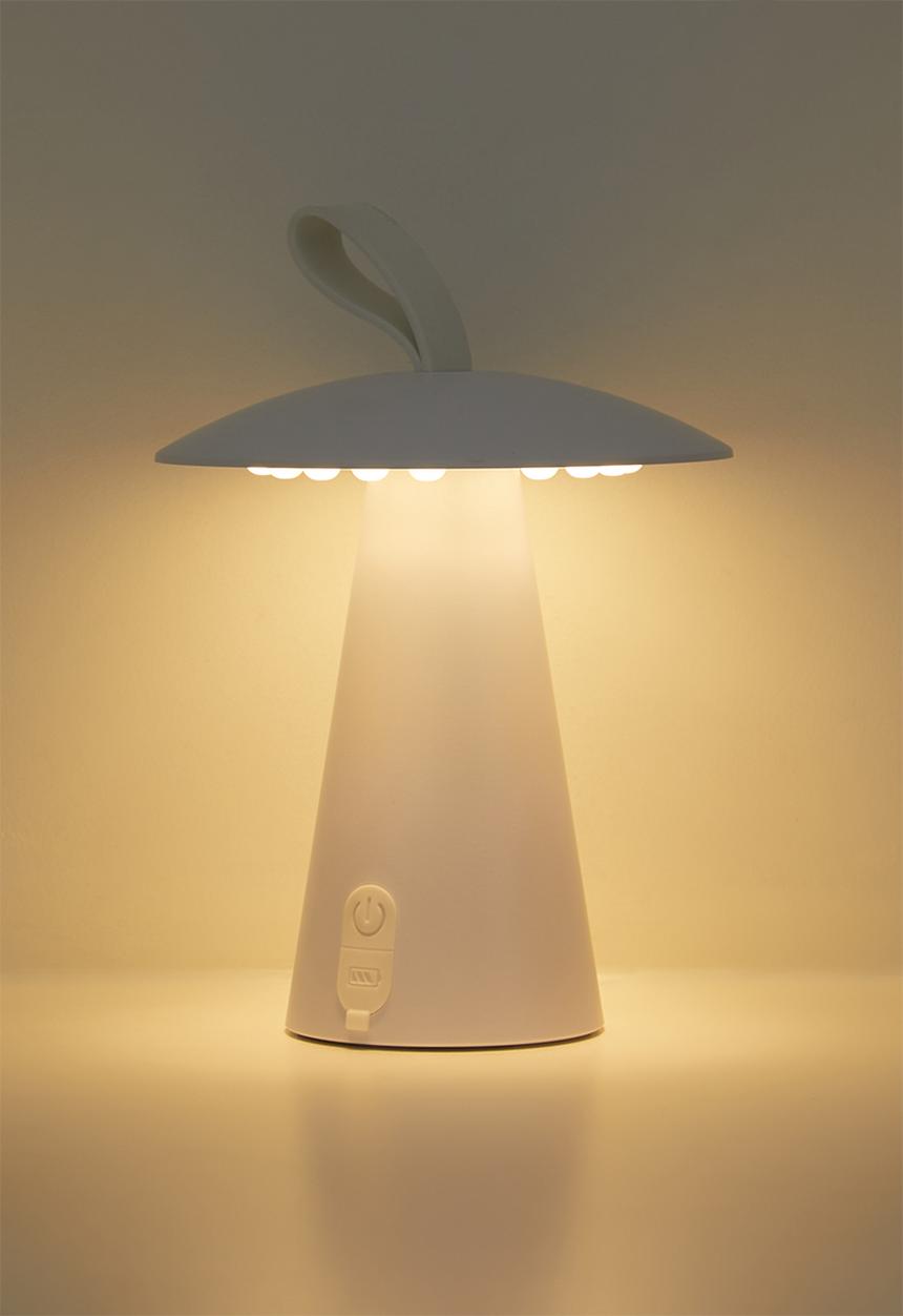 H&S - Table Lamp Rechargeable - White