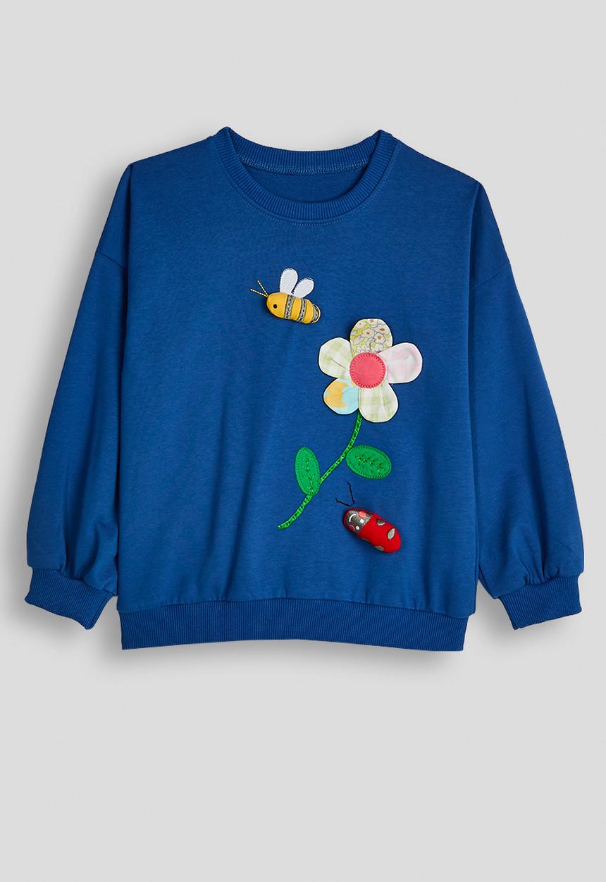 Pop Candy - Padded graphic sweatshirt & leggings - blue/pink
