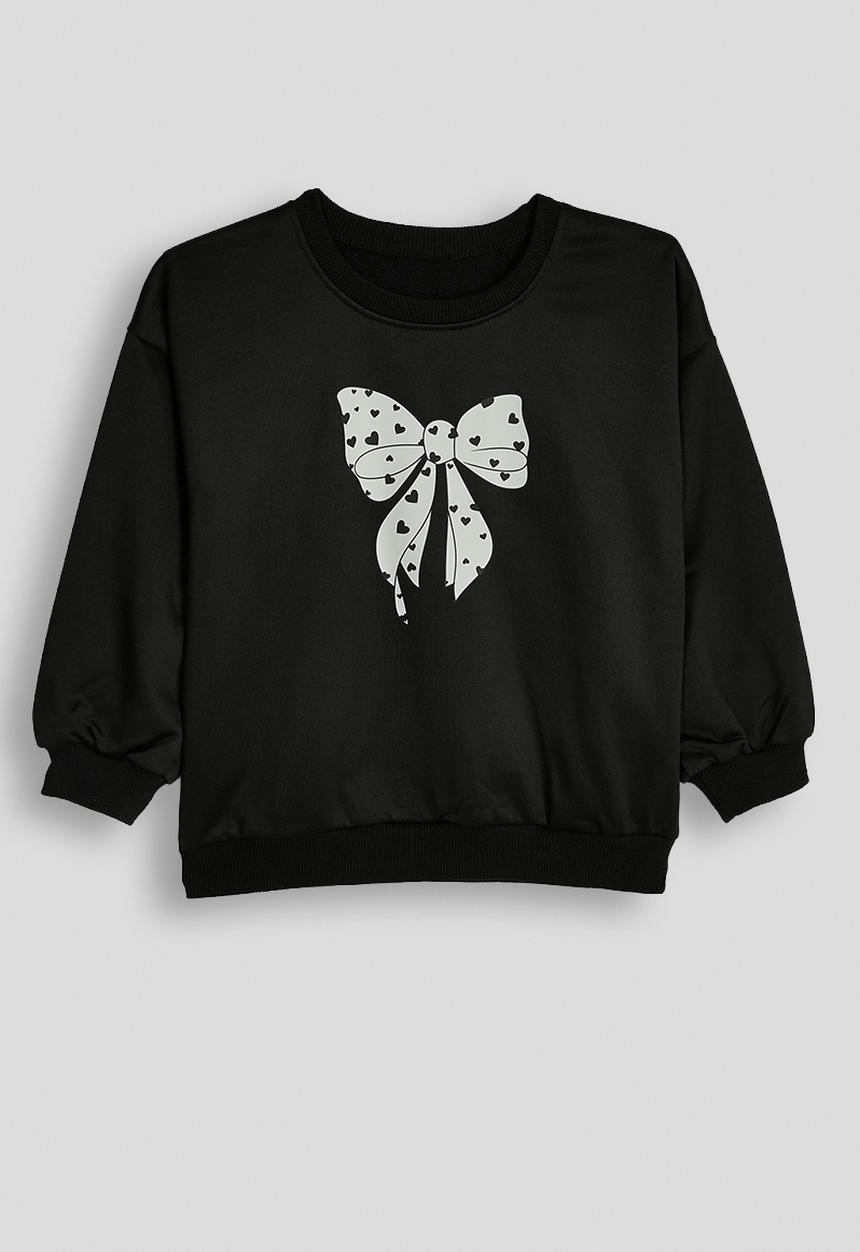 Pop Candy - Sweat top & leggings - black/white/hearts