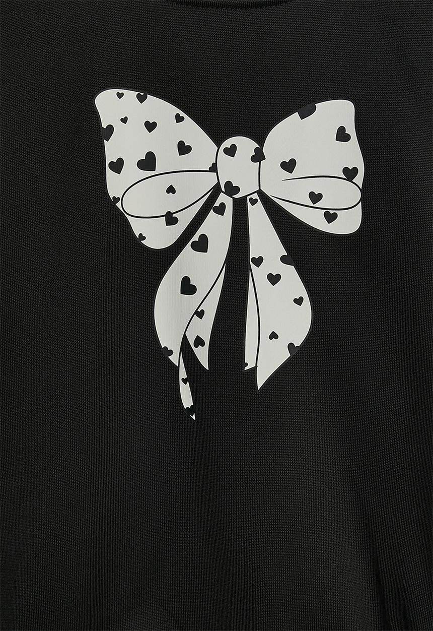Pop Candy - Sweat top & leggings - black/white/hearts