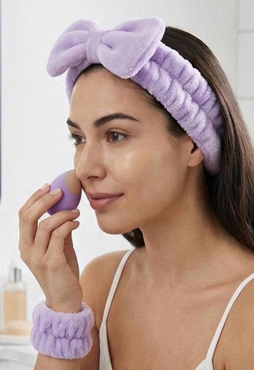 Glam Beauty - Make Up Sponge Puff 20 Piece Kit - Purple