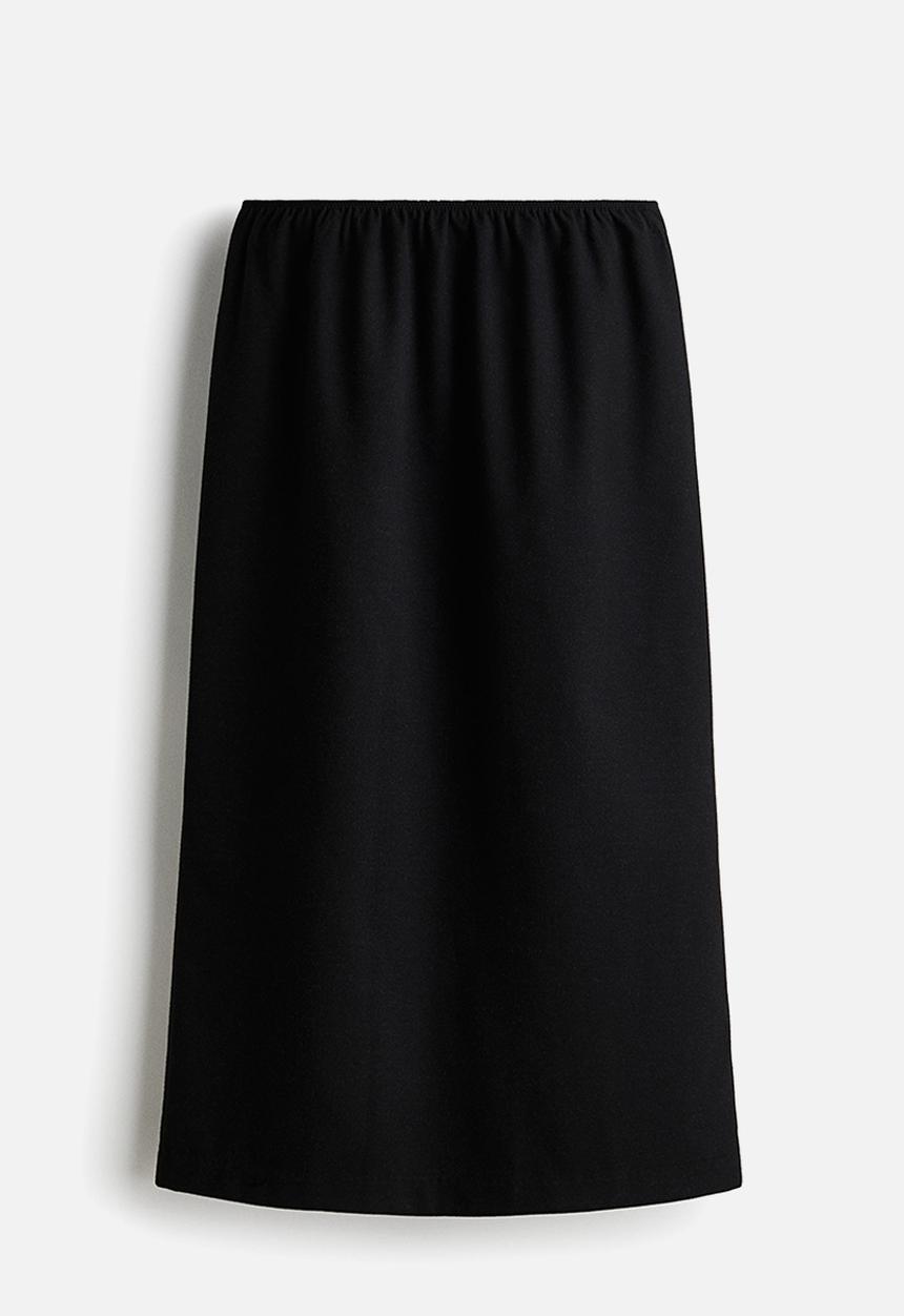 H&M - Midi skirt - black