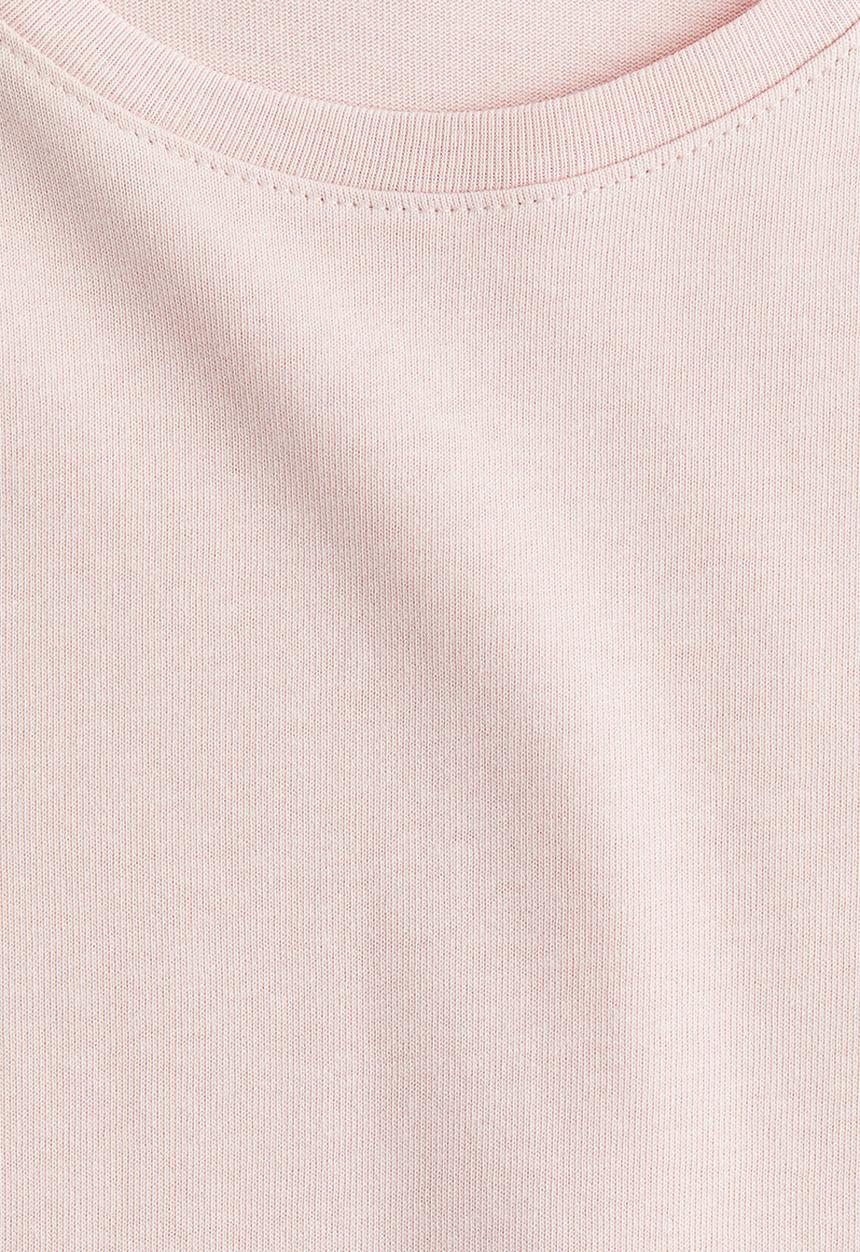 H&M - Peplum top - powder pink