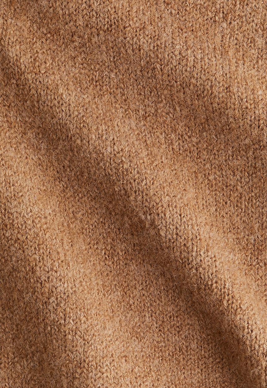 H&M - Short sweater vest - dark beige