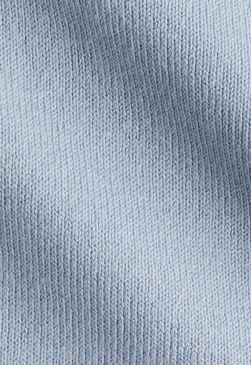 H&M - Long-sleeved polo shirt - light blue