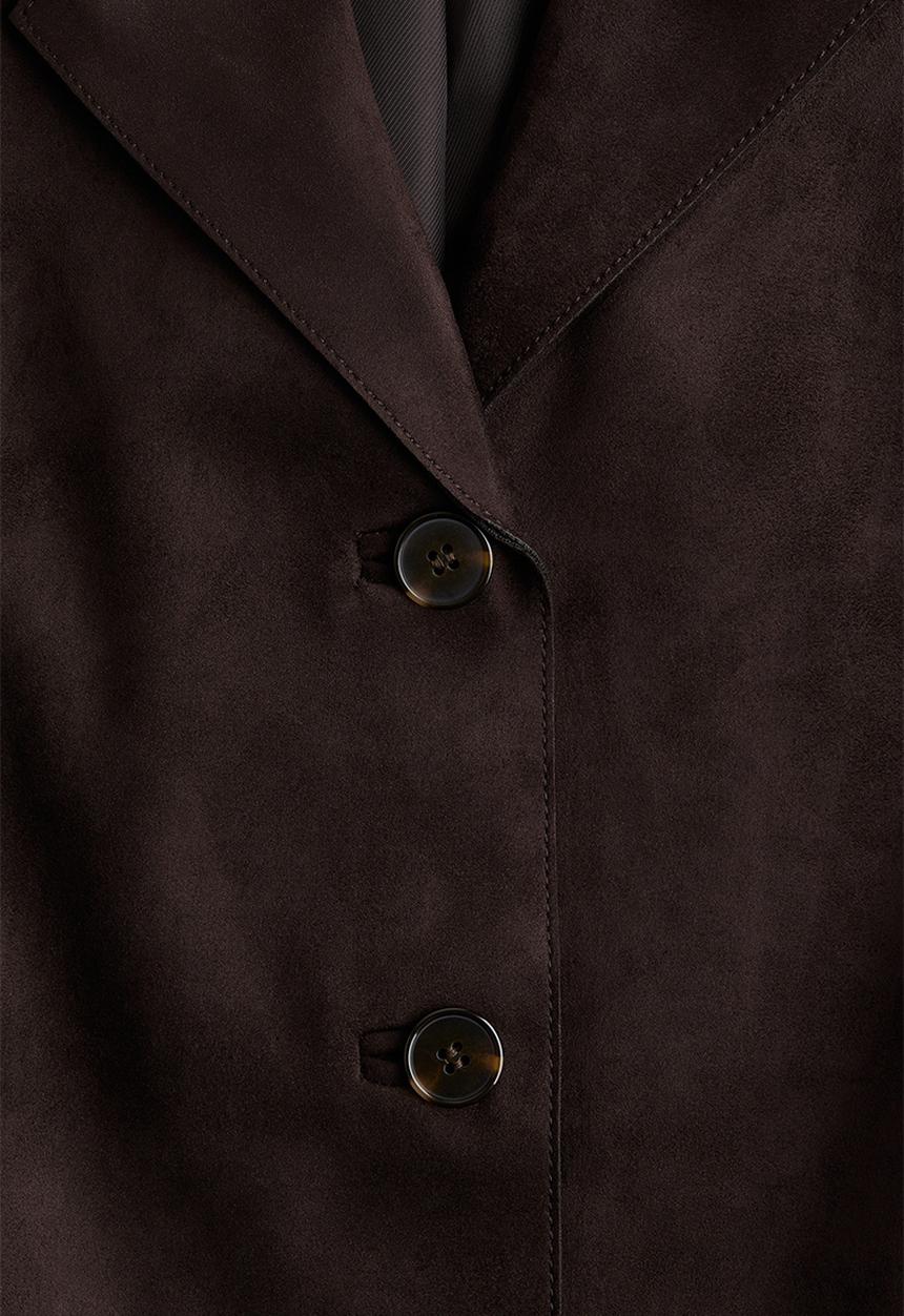 H&M - Jacket - dark brown 
