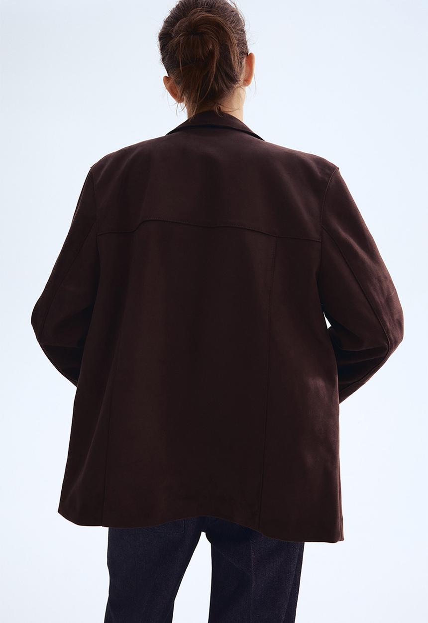 H&M - Jacket - dark brown 