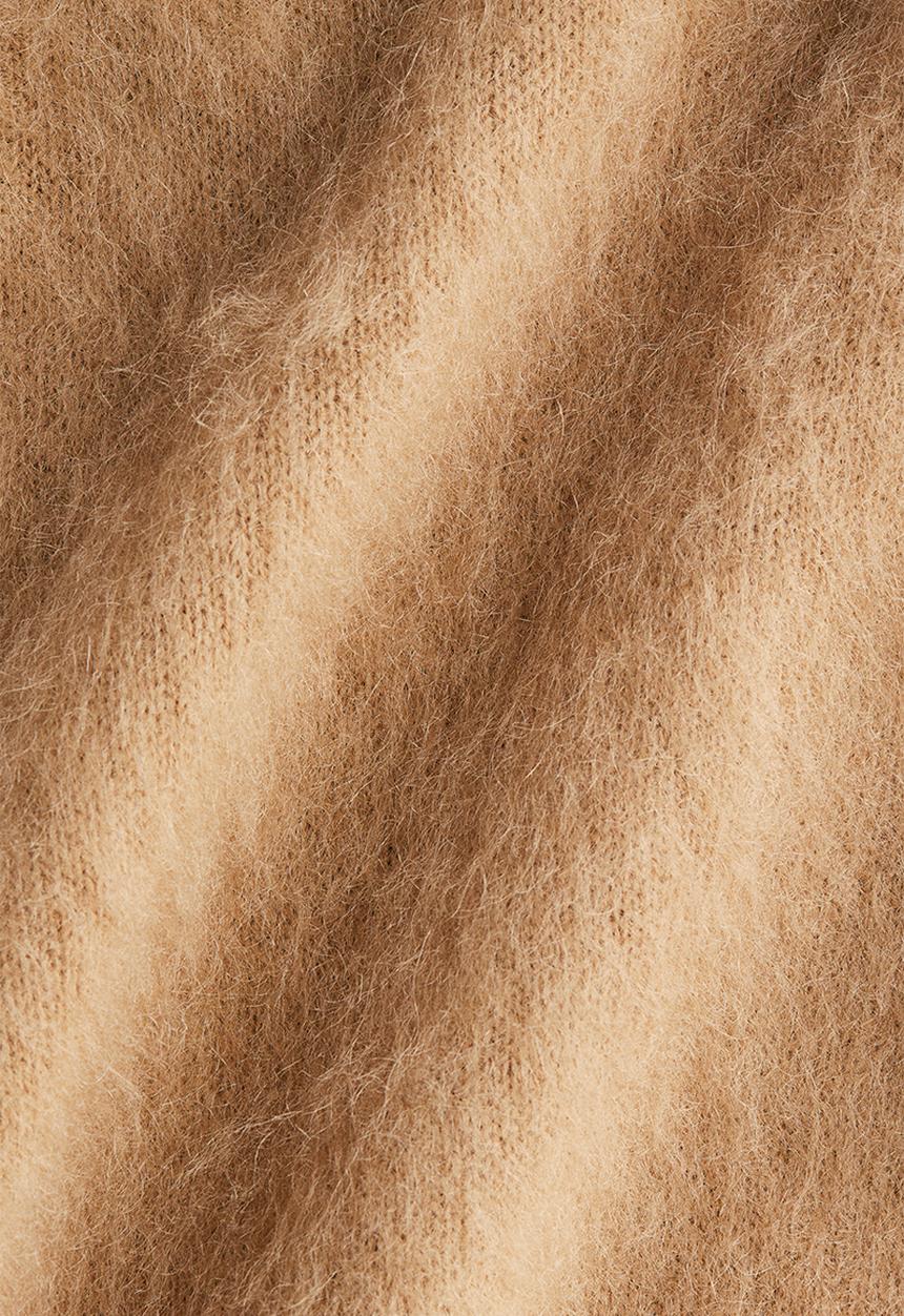 H&M - Mohair-blend jumper - dark beige 