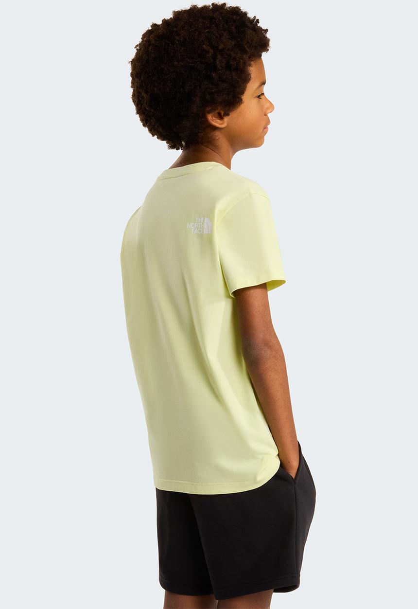 The North Face - Teen Simple Dome Regular Short Sleeve Tee - Lemon Mist