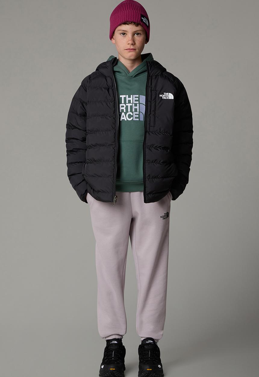 The North Face - B Reversible Perrito Hooded Jacket - Tnf Black/Smoked Pearl
