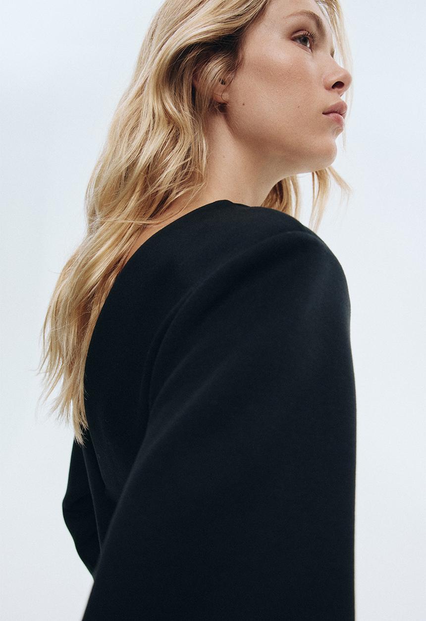 H&M - Deep-back scuba top - black
