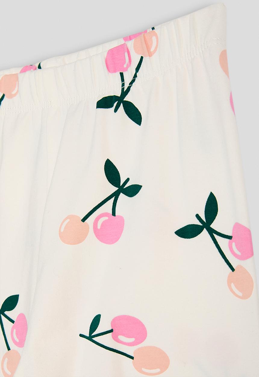 Pop Candy - Leggings - cream/cherry aop
