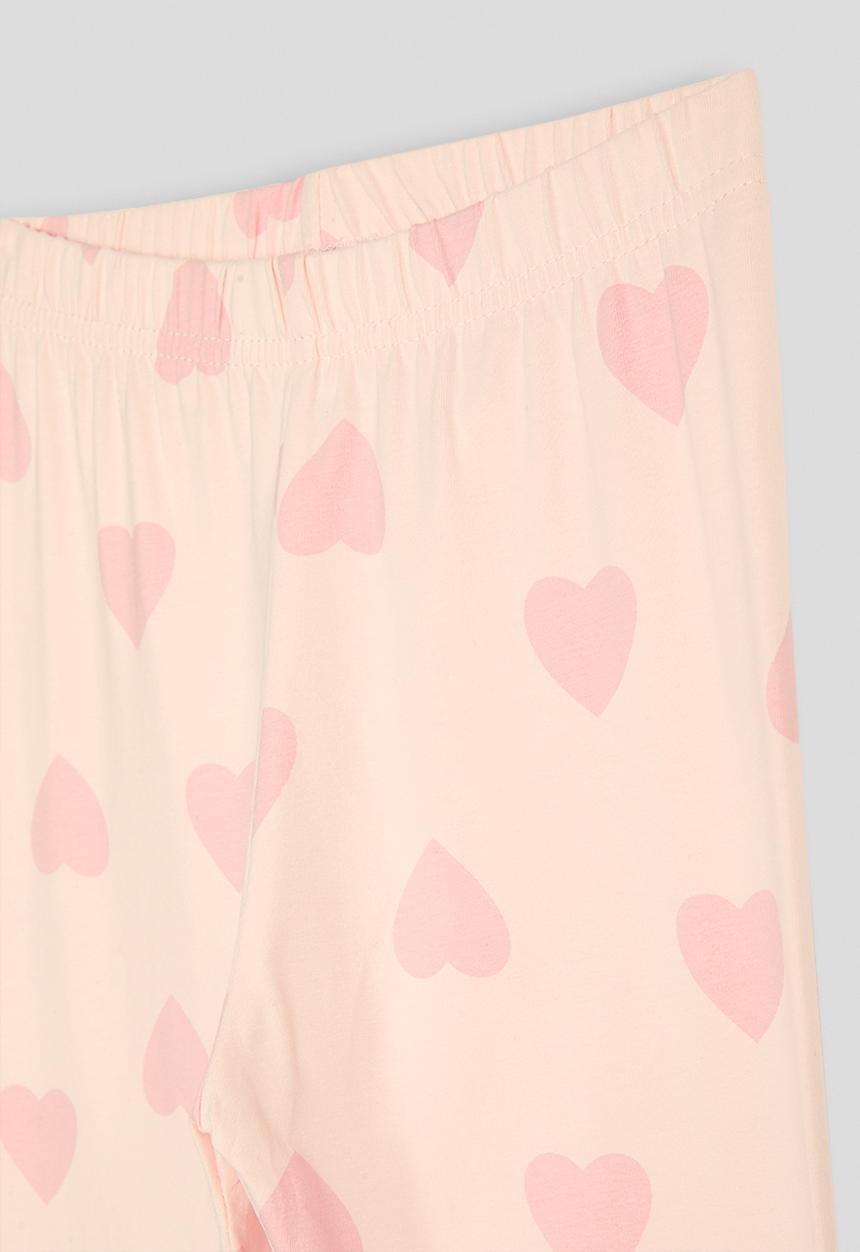 Pop Candy - Leggings - light pink/heart aop