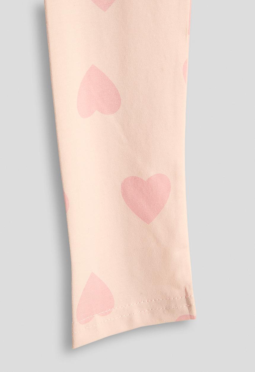 Pop Candy - Leggings - light pink/heart aop