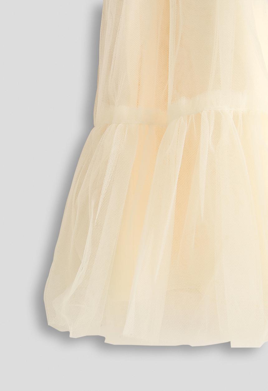 Pop Candy - Tulle ball gown - barley white