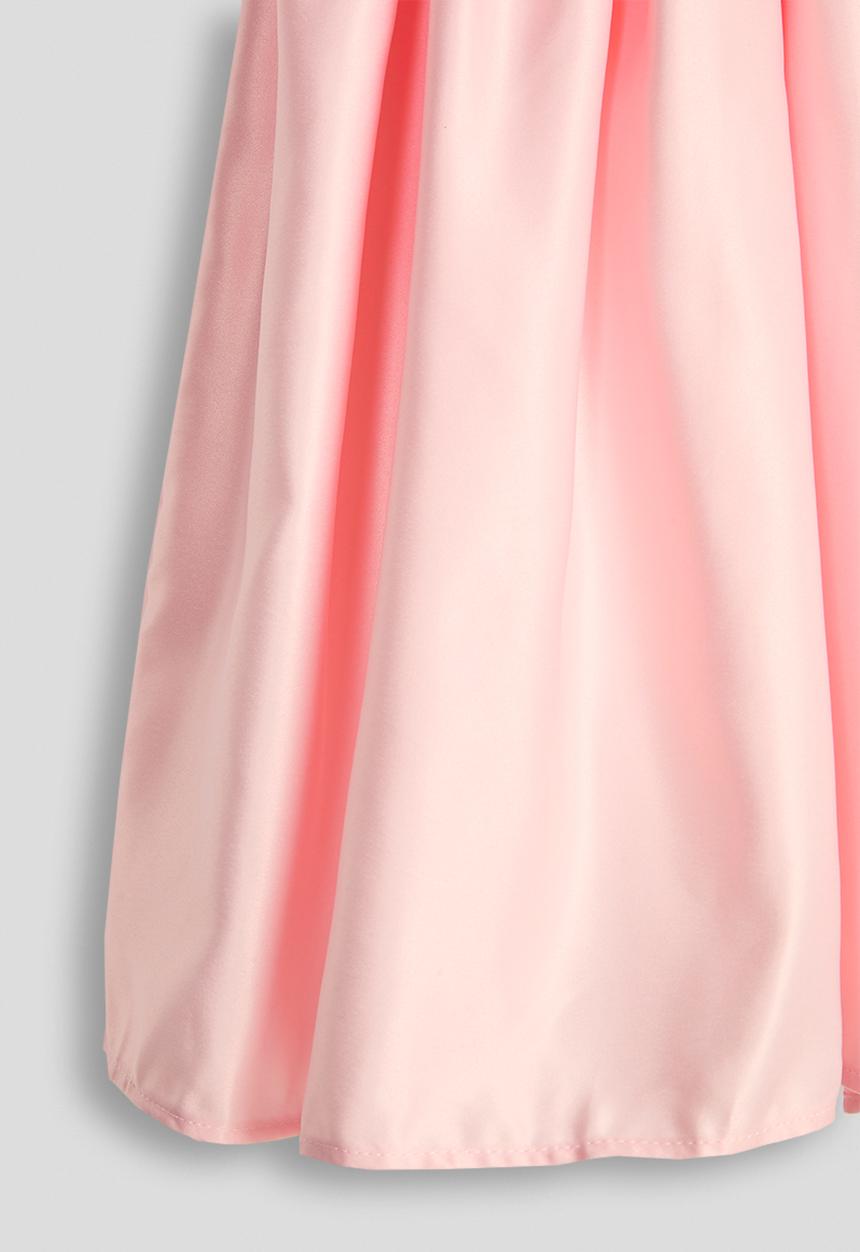 Pop Candy - Occasion skater dress with bow - pink