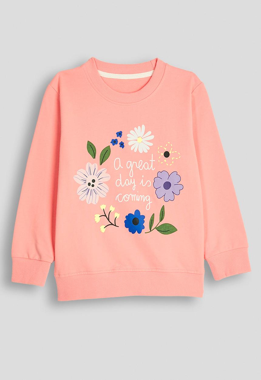 Pop Candy - Slogan sweatshirt - pink/flowers