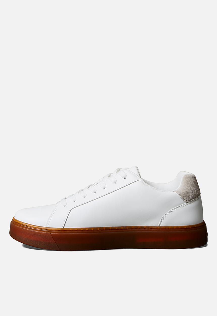 Calvin Klein - Classic Cupsole Laceup - Bright White Chateau Gum